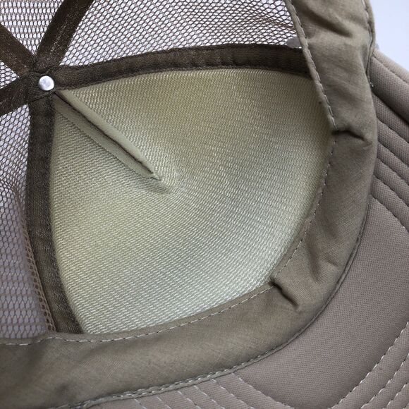 Hawaii Trucker Hat by Hawaiian Headwear Snapback Cap Khaki Taupe - Picture 4 of 8